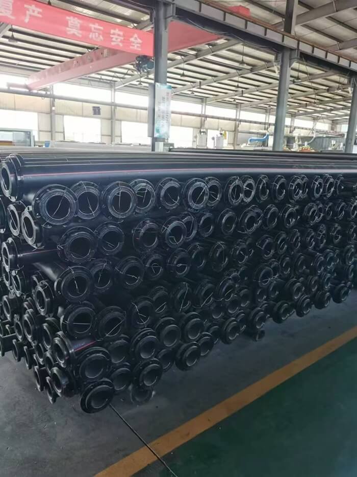 煤礦用聚乙烯法蘭連接式小口徑管..